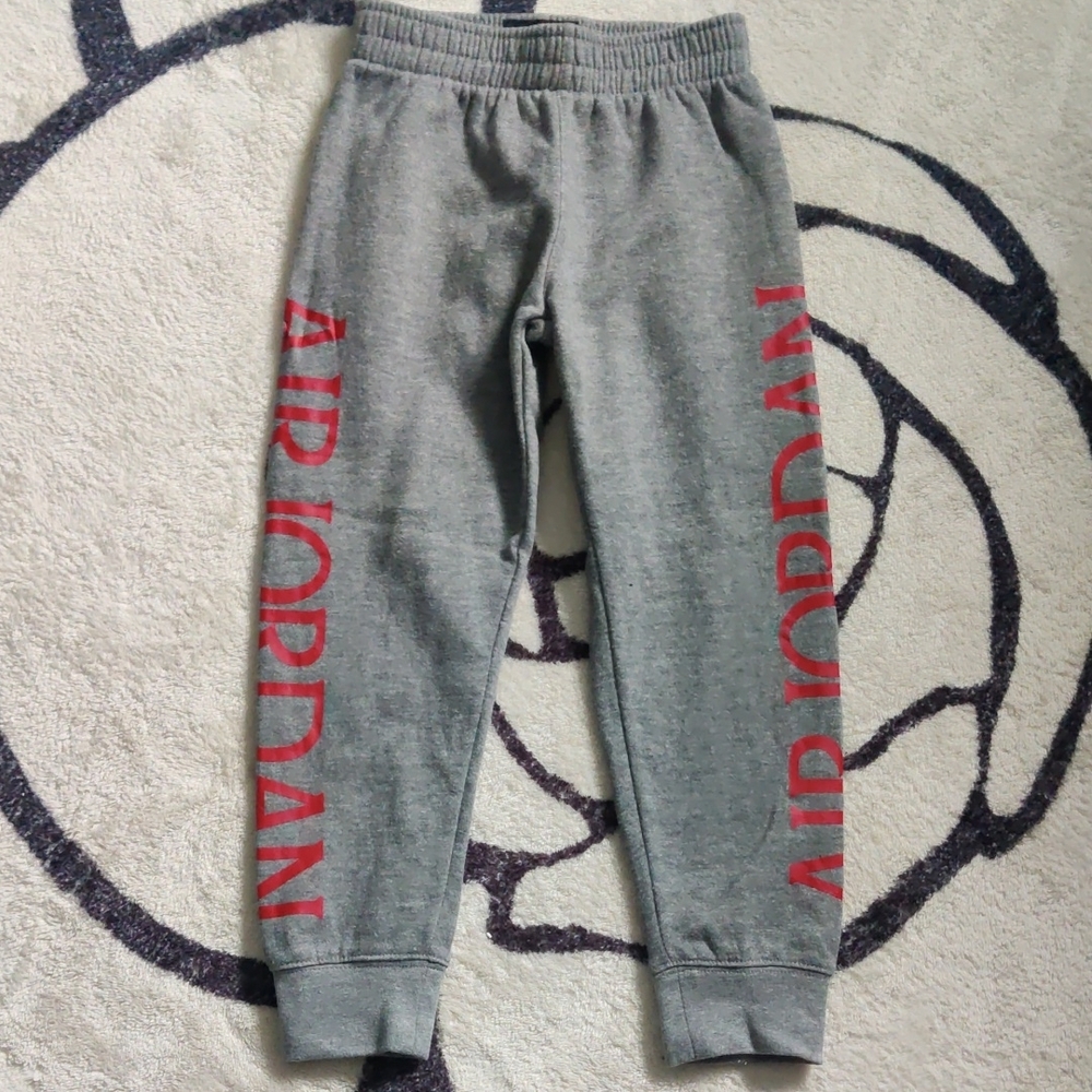 Jordan Kids Red and Gray Bottoms Set - Picture 3 of 4